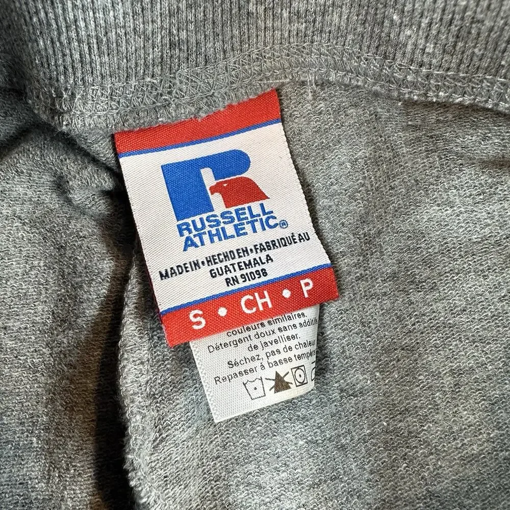 Russell Athletic US Coast Guard Gray Jogger Sweatpants Adult Small Pockets